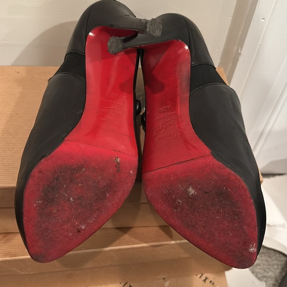 Christian Louboutin leather booties, size 8.5 - Picture 3 of 6